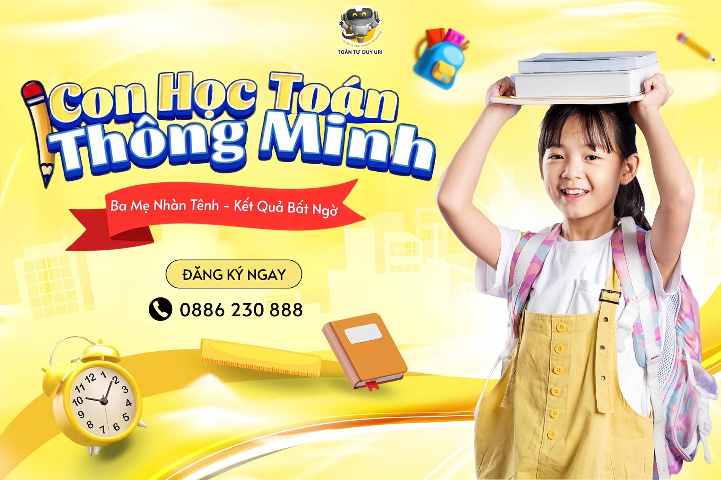 CON HỌC TOÁN THÔNG MINH – BA MẸ NHÀN TÊNH, KẾT QUẢ BẤT NGỜ